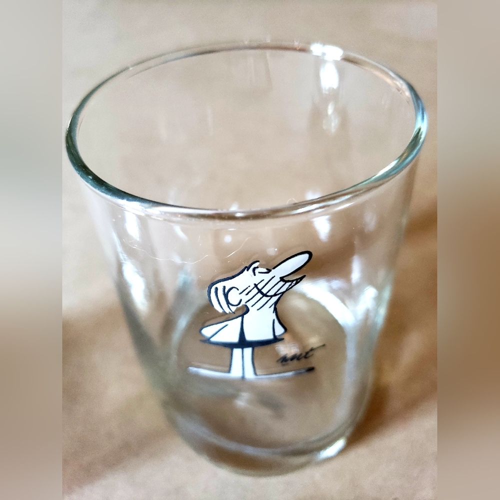 Vintage BC Comic Ice Age drinking glass.